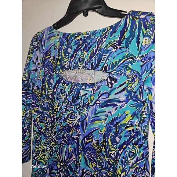 Lilly Pulitzer long-sleeve Cassie dress 100% Cotton. - Picture 3 of 4